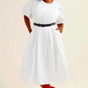 Anthropologie Corset Seamed Dress